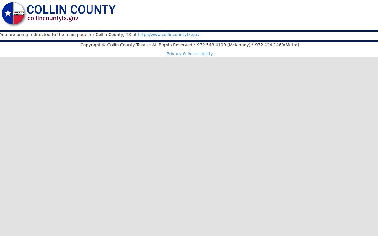 Prosper residents directory Collin County court search entry point